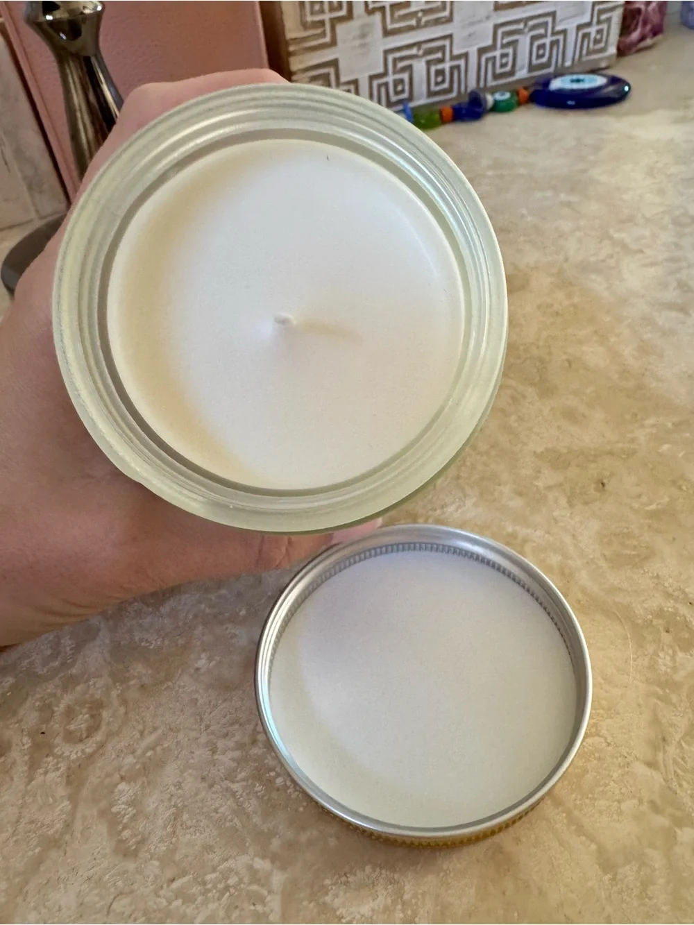 Bridesmaid Decorative Jar Candle with Gold Lid